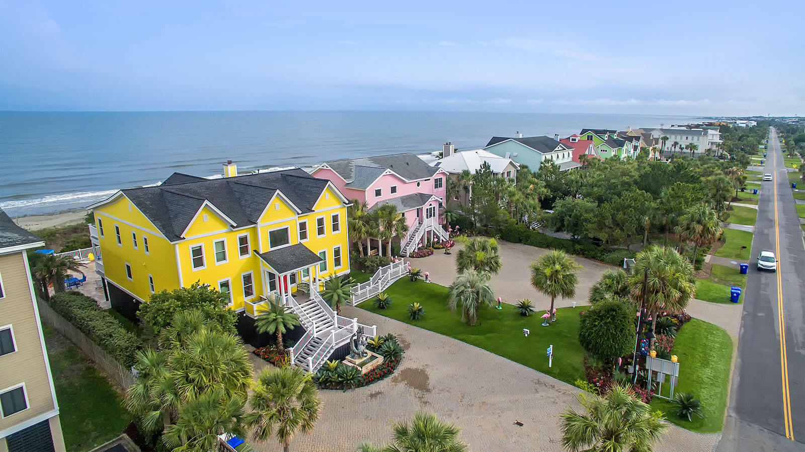 Casa Banana Front Left Aerial View - Isle of Palms, SC