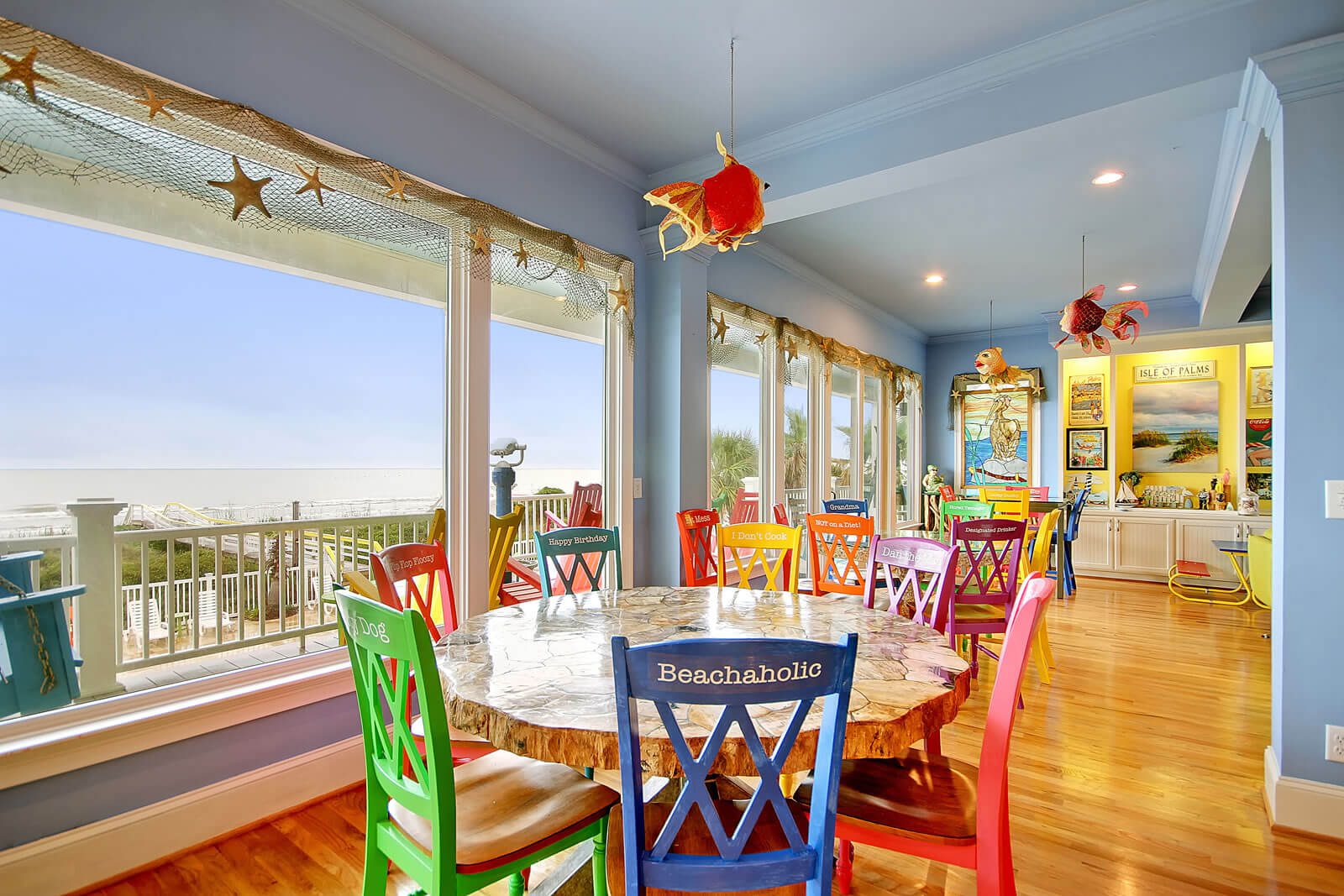 Casa Banana Dining Room Ocean View - Isle of Palms, SC