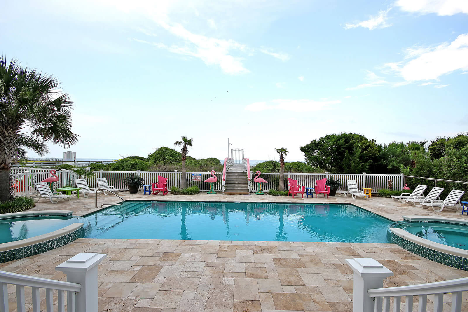 Casa Flamingo Private Pool with an Ocean View - Isle of Palms, SC