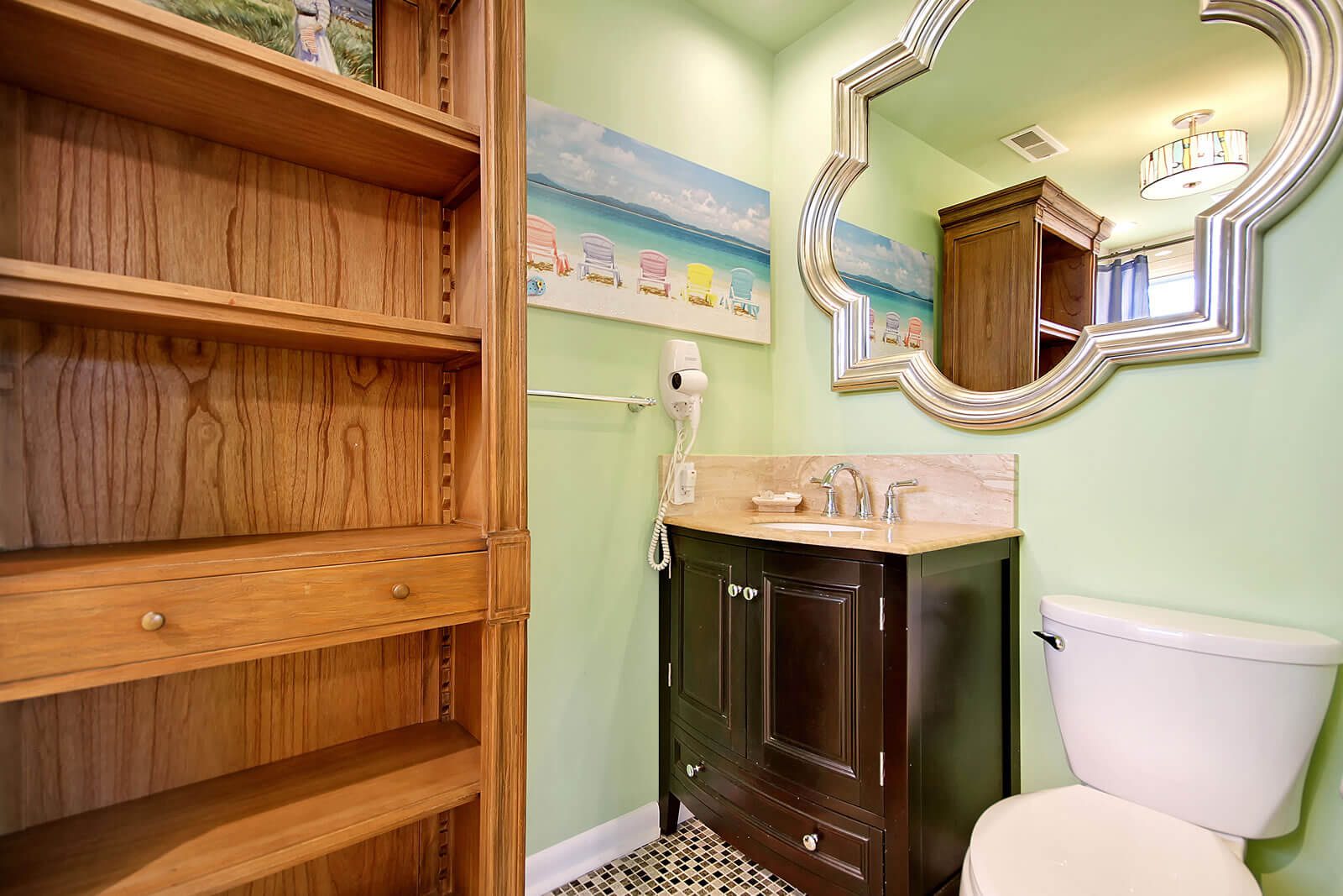 Casa Flamingo Captina's Quarters Bathroom - Isle of Palms, SC