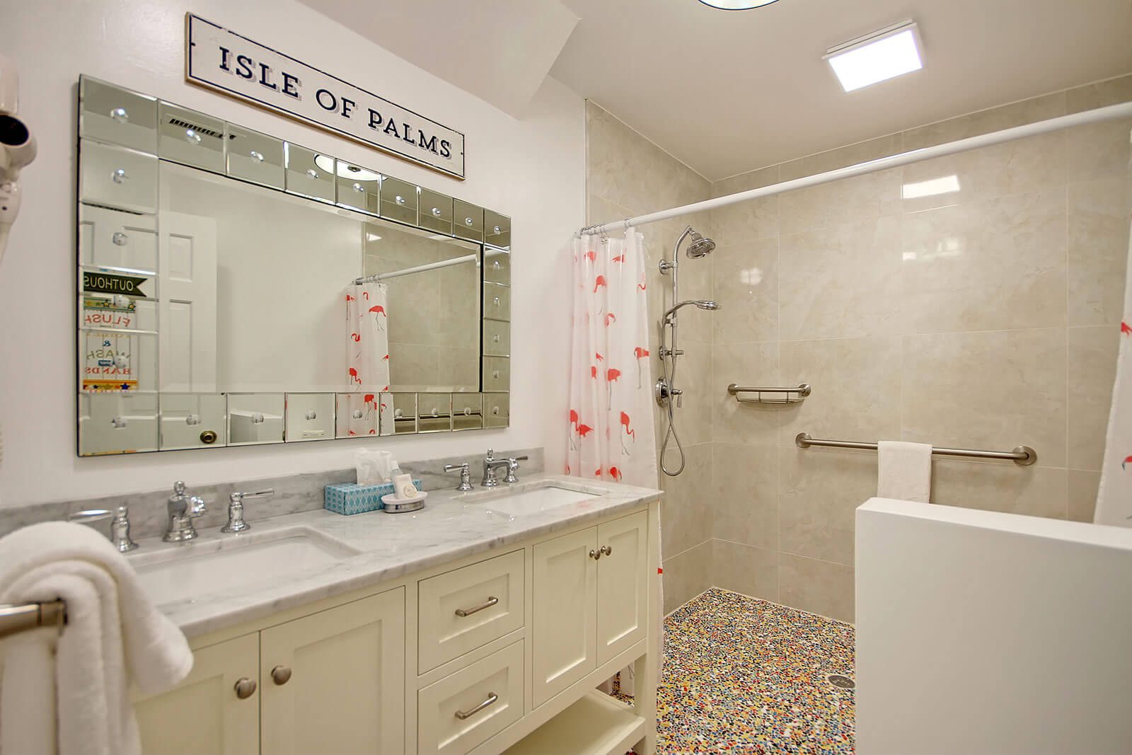 Casa Flamingo First Floor Bathroom - Isle of Palms, SC