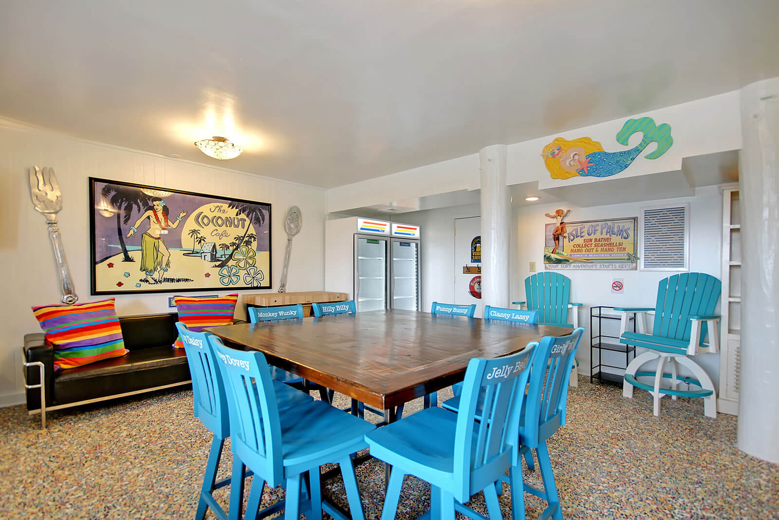 Casa Flamingo First Floor Rec Room Table - Isle of Palms, SC