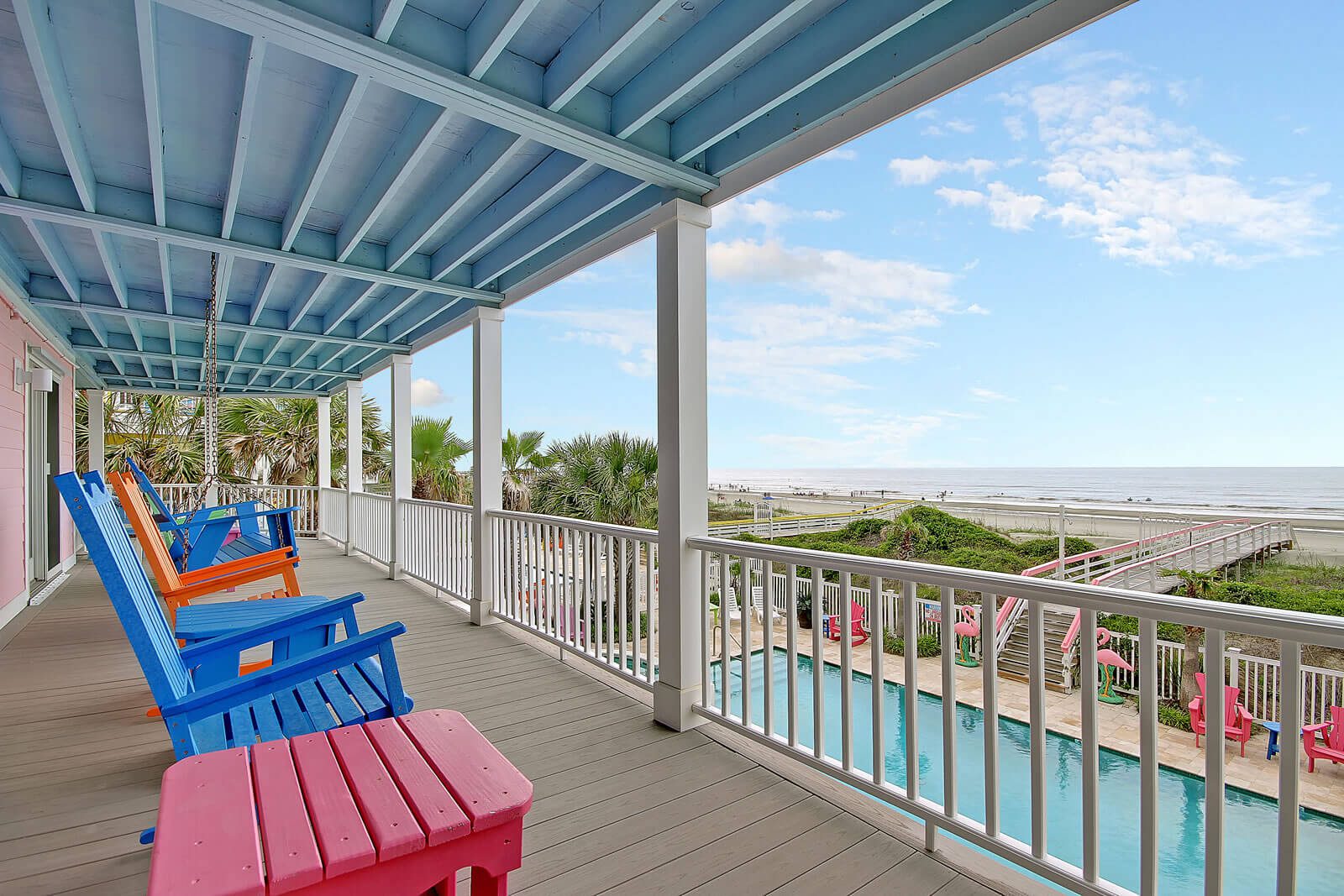 Casa Flamingo Second Floor Balcony - Isle of Palms, SC