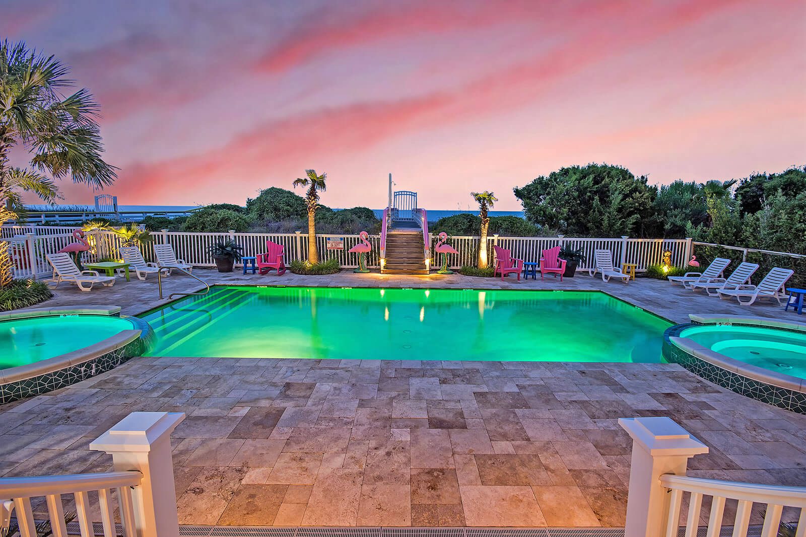 Casa Flamingo Private Pool Sunset - Isle of Palms, SC