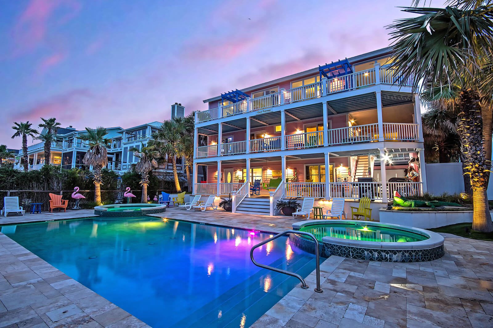 Casa Flamingo Private Pool and Balcony View - Isle of Palms, SC