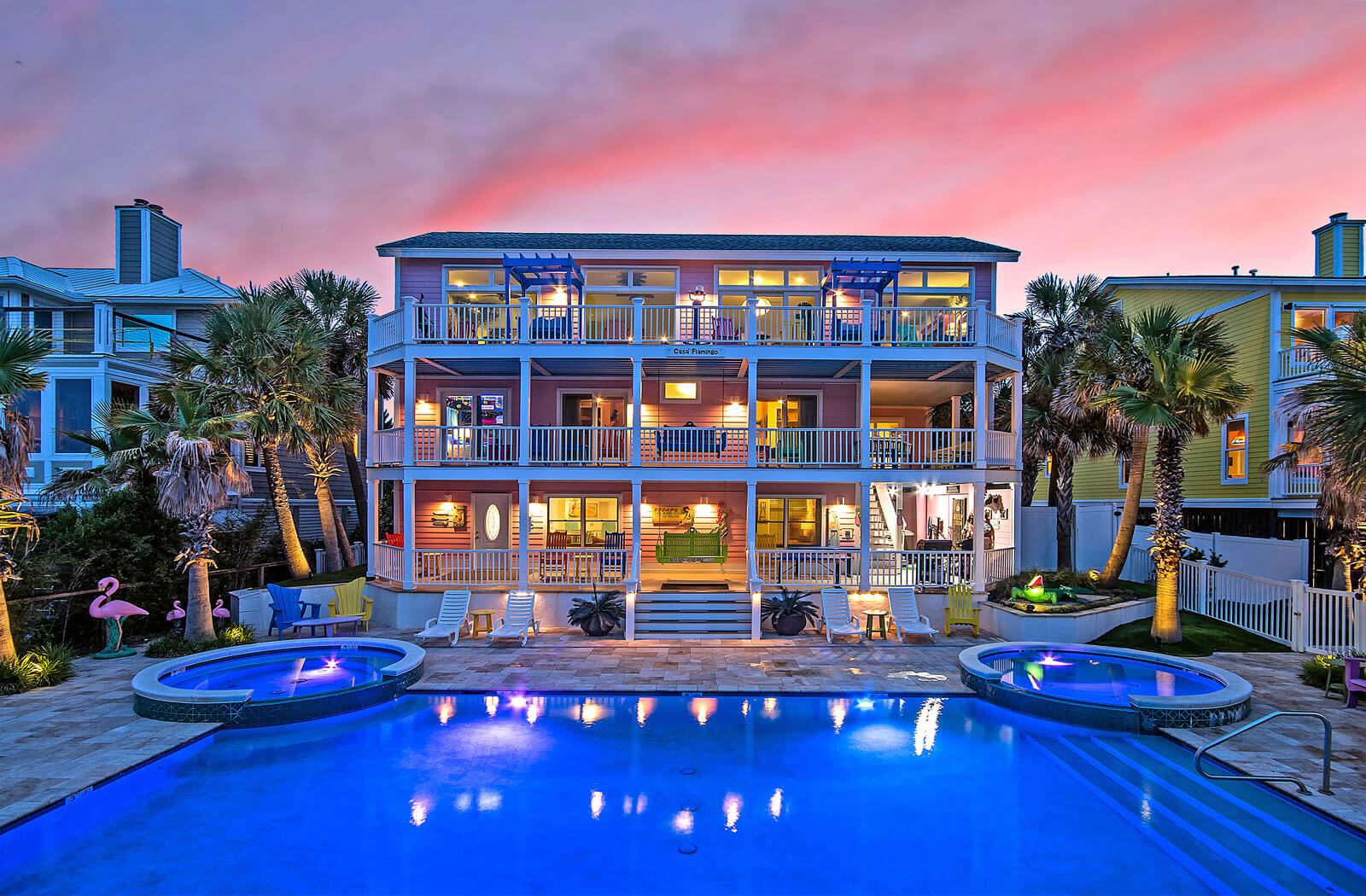 Casa Flamingo View From The Boardwalk - Isle of Palms, SC