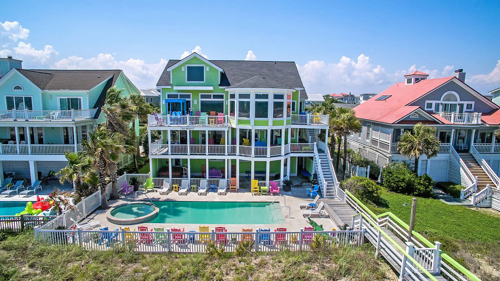 Casa Margarita Back View Aerial - Isle of Palms, SC