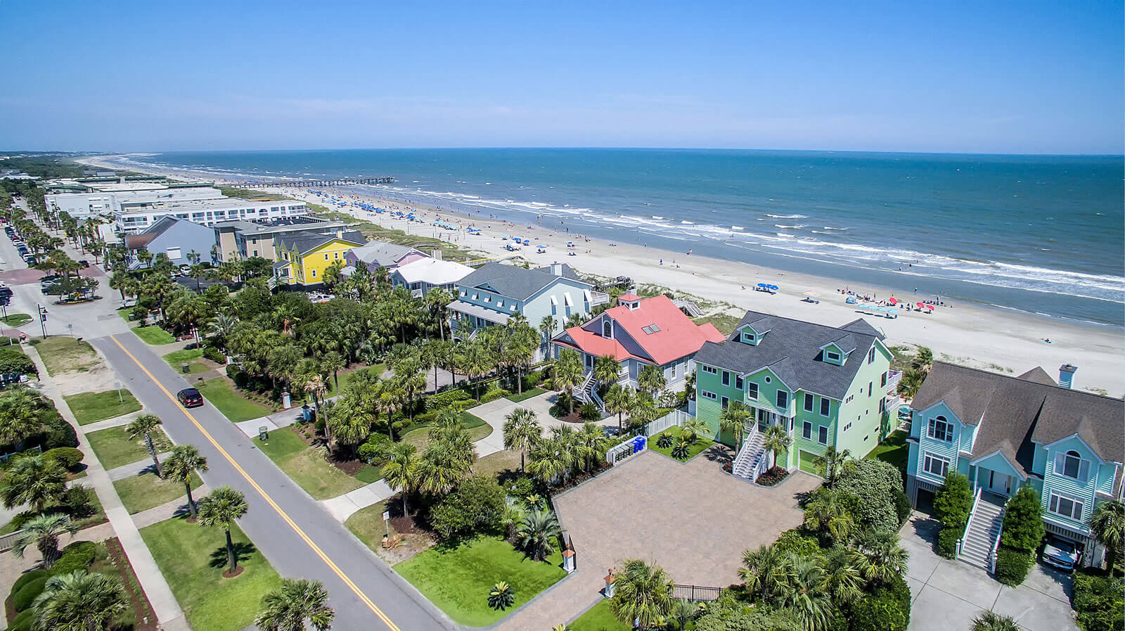 Casa Margarita Right Front Aerial View - Isle of Palms, SC